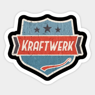 Kraftwerk vinatge art Sticker